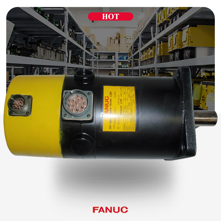 A06B-0651-B011 محرك FANUC DC Servo تم اختباره تحت الأحمال A06B0651B011