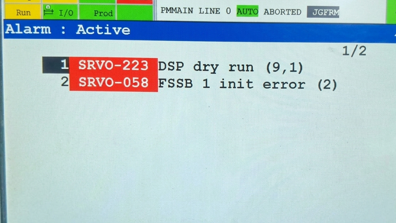 How to Solve Fanuc Robot Alarm SRVO-058?