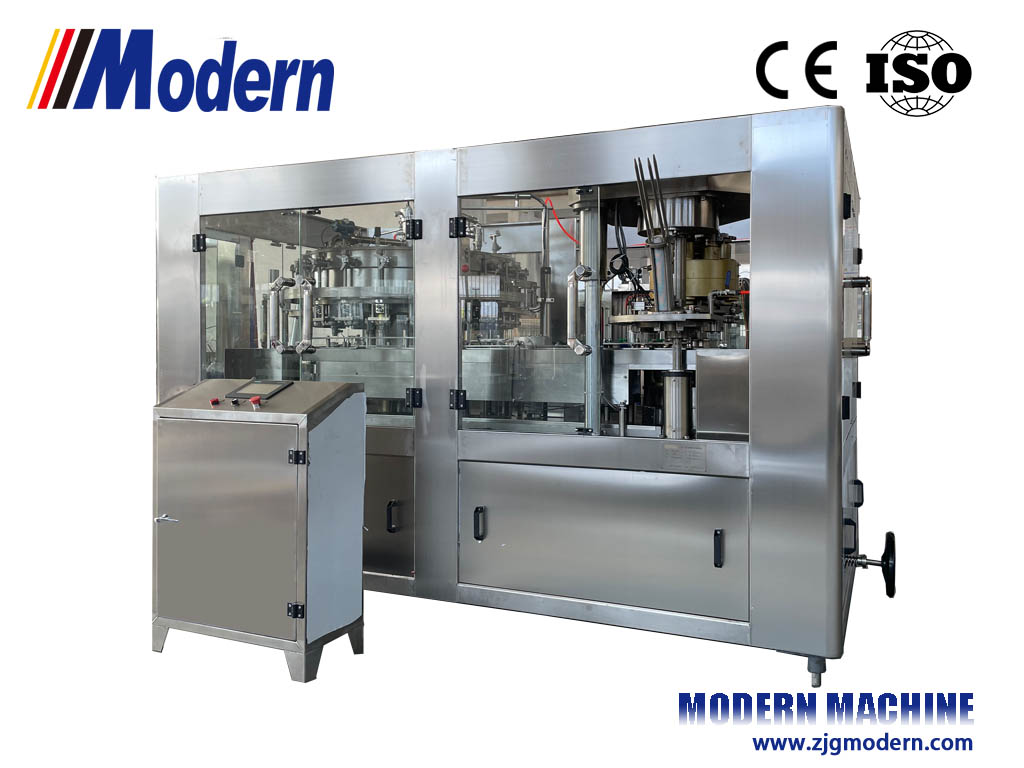 Carbonated soft drink canning machine