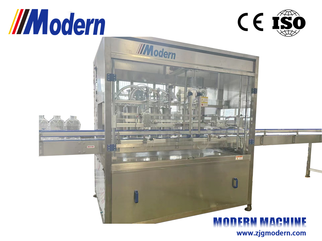 Linear edible oil filling machine
