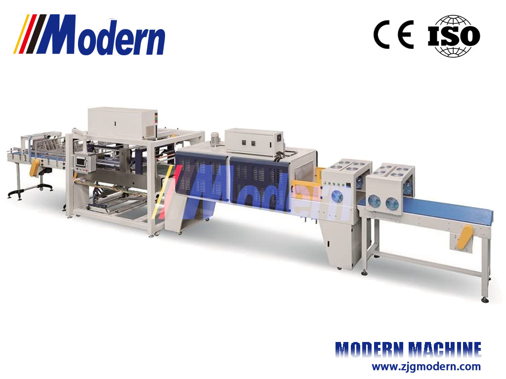 Linear shrink wrap machine