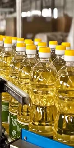 Línea de llenado de aceite comestible – Máquina automática de embotellado de aceite vegetal y de girasol