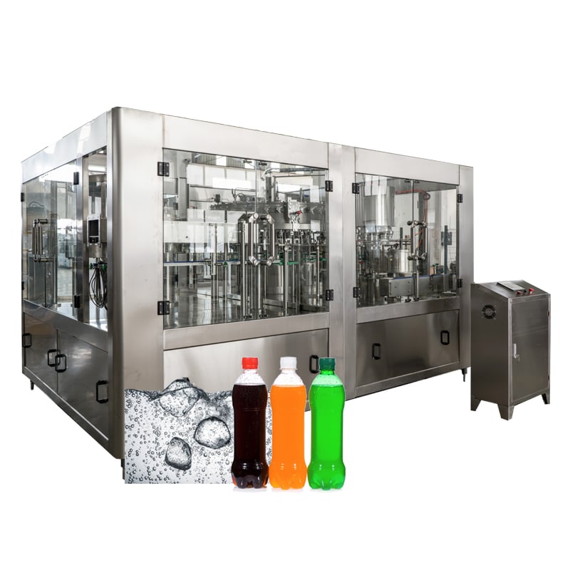 Máquina de llenado de refrescos gaseosos – Llenador isobárico para cola, agua con gas y refrescos