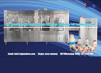 Bottle Filling And Aluminum Foil Cap Sealing Machine