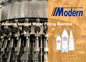 Alkaline ionized water filling machine