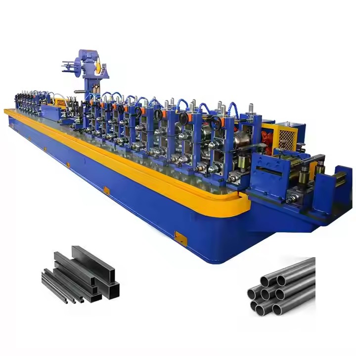 Ukusetha Okubhekelise Full Automatic Welded Pipe Machine SS Tube Mill Steel Pipe Production Line