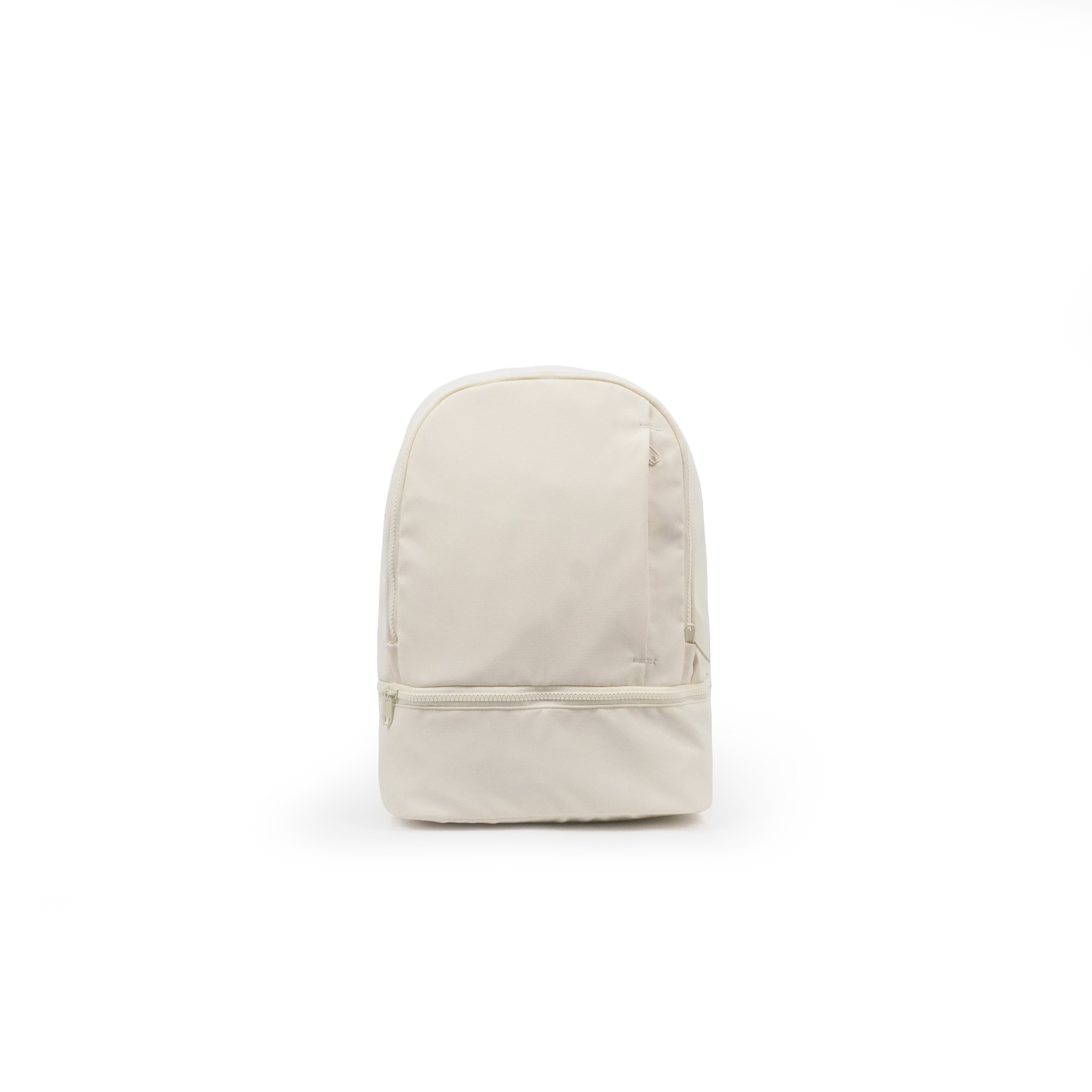 Cream White Travel Backpack with Shoe Compartment, 15.6 Inch Laptop Backpack, Water Resistant Lightweight Daypack for Gym, Work, Travel & Daily Use