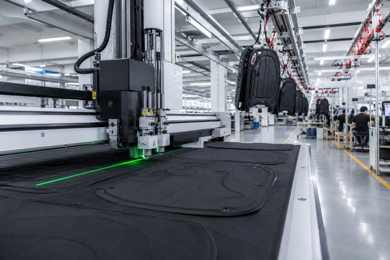 How a Laptop Backpack Order Moves Through a Modern Factory
