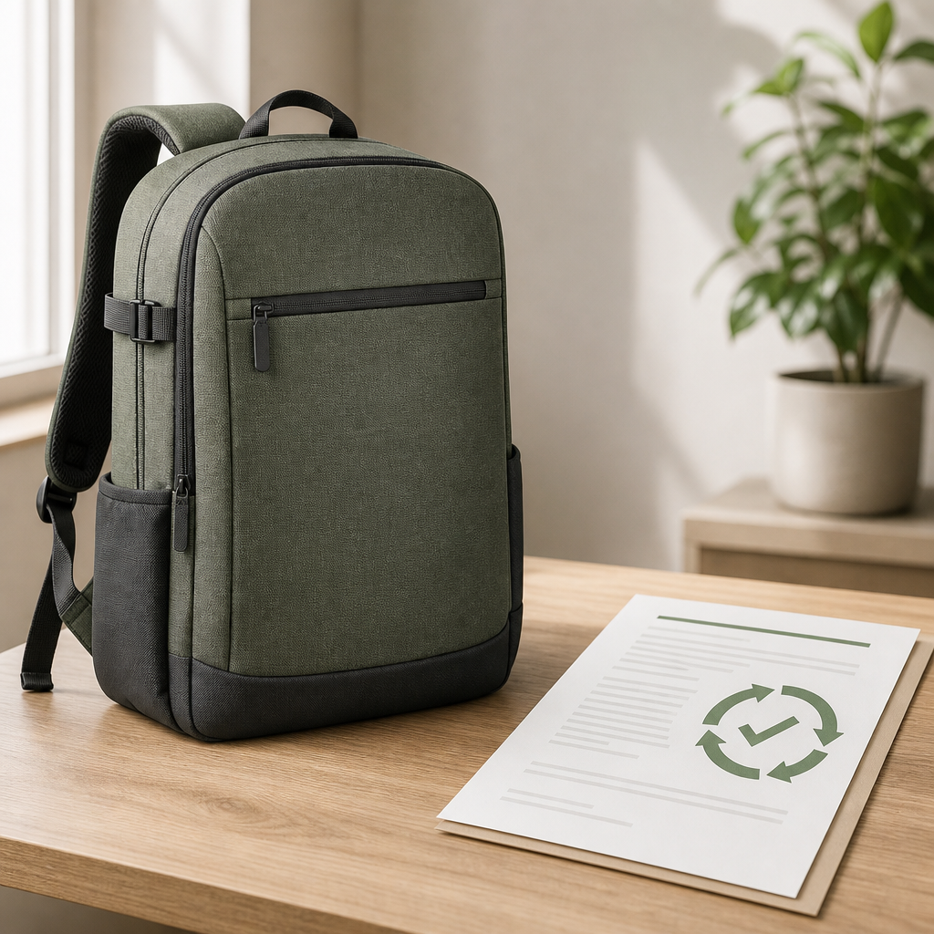 Recycled PET Laptop Backpacks: What GRS Certification Covers and What It Doesn't