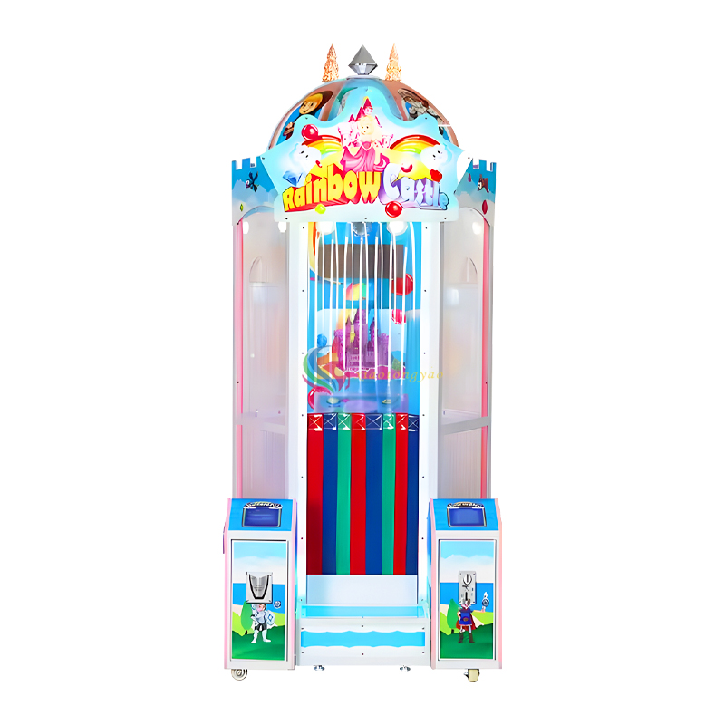 Χώρος ψυχαγωγίας Rainbow Castle Παιχνίδια με κέρμα για παιδιά Μηχανήματα παιχνιδιών Ρίχνοντας μπάλες Μαζέψτε πόντους Μηχανήματα ανταλλαγής εισιτηρίων