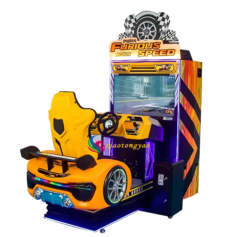 Crazy Speed and Street Battle Dynamic Racing Game Console, replica supercar cockpit, immersive racing experience, igniting speed and passion in the arcade