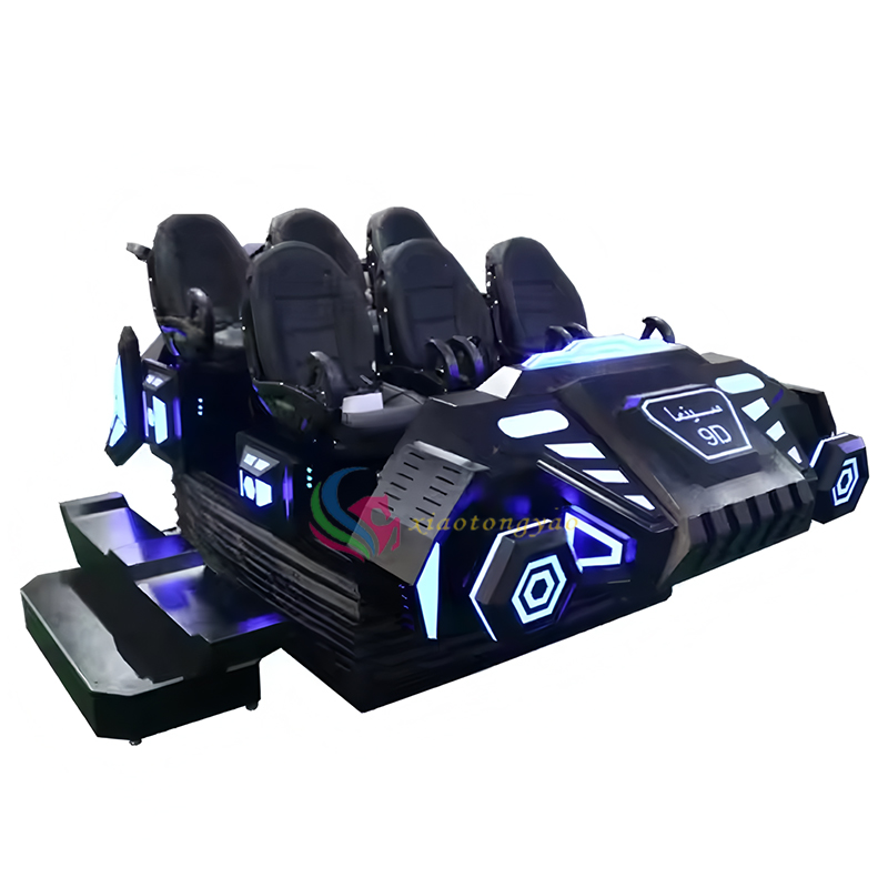 9d VR симулатор Ролка с влакче Филмови игри Машина