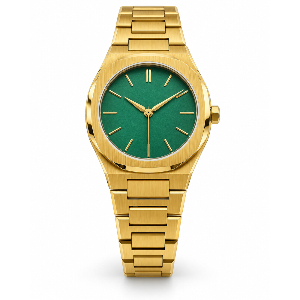 sz-g Customizable stainless steel gold-tone quartz ladies' watch
