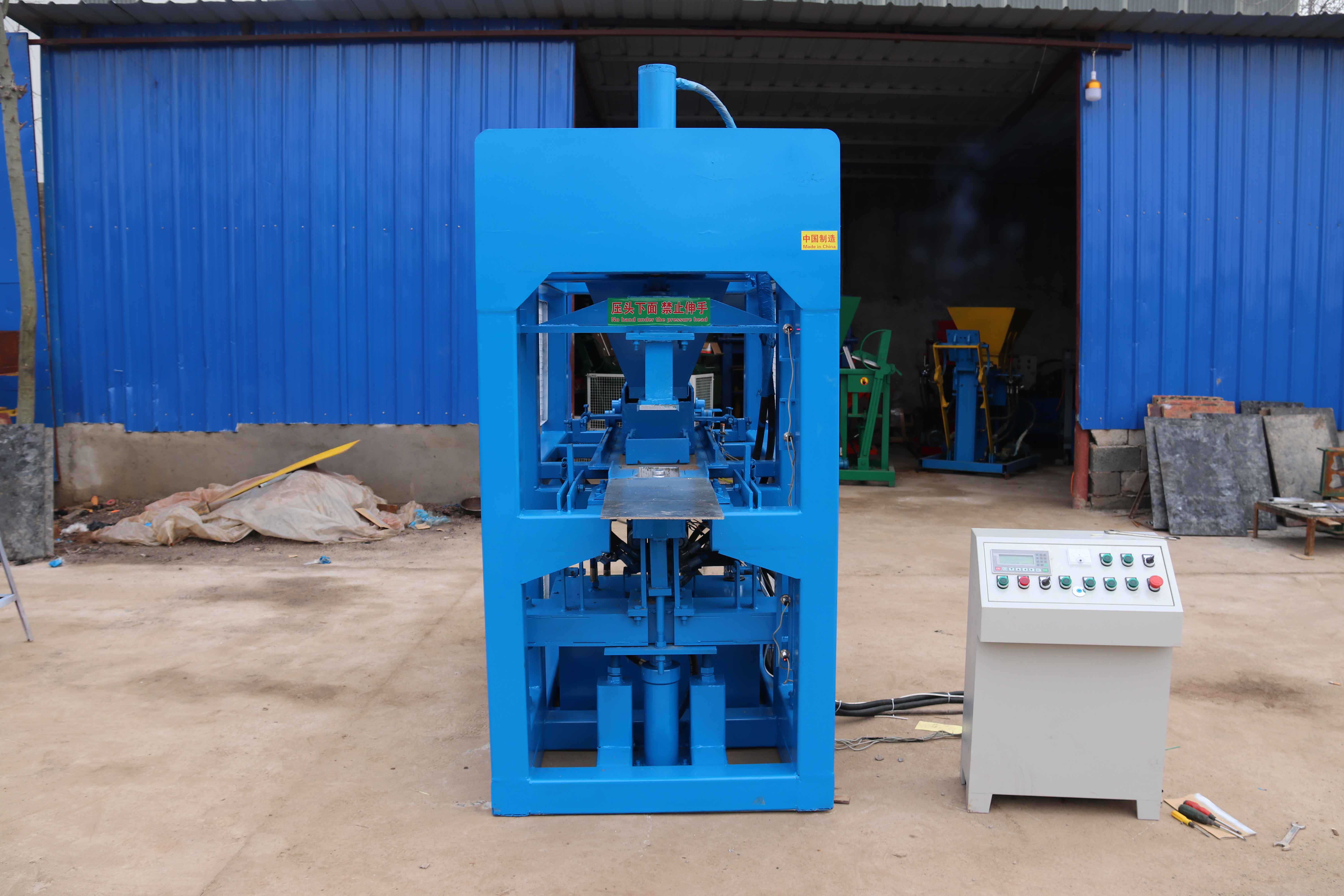 Automatic Rotary Logo Clay Brick Making Machine Earth  Earth Block Making Machinery Clay Brick Molding Machine