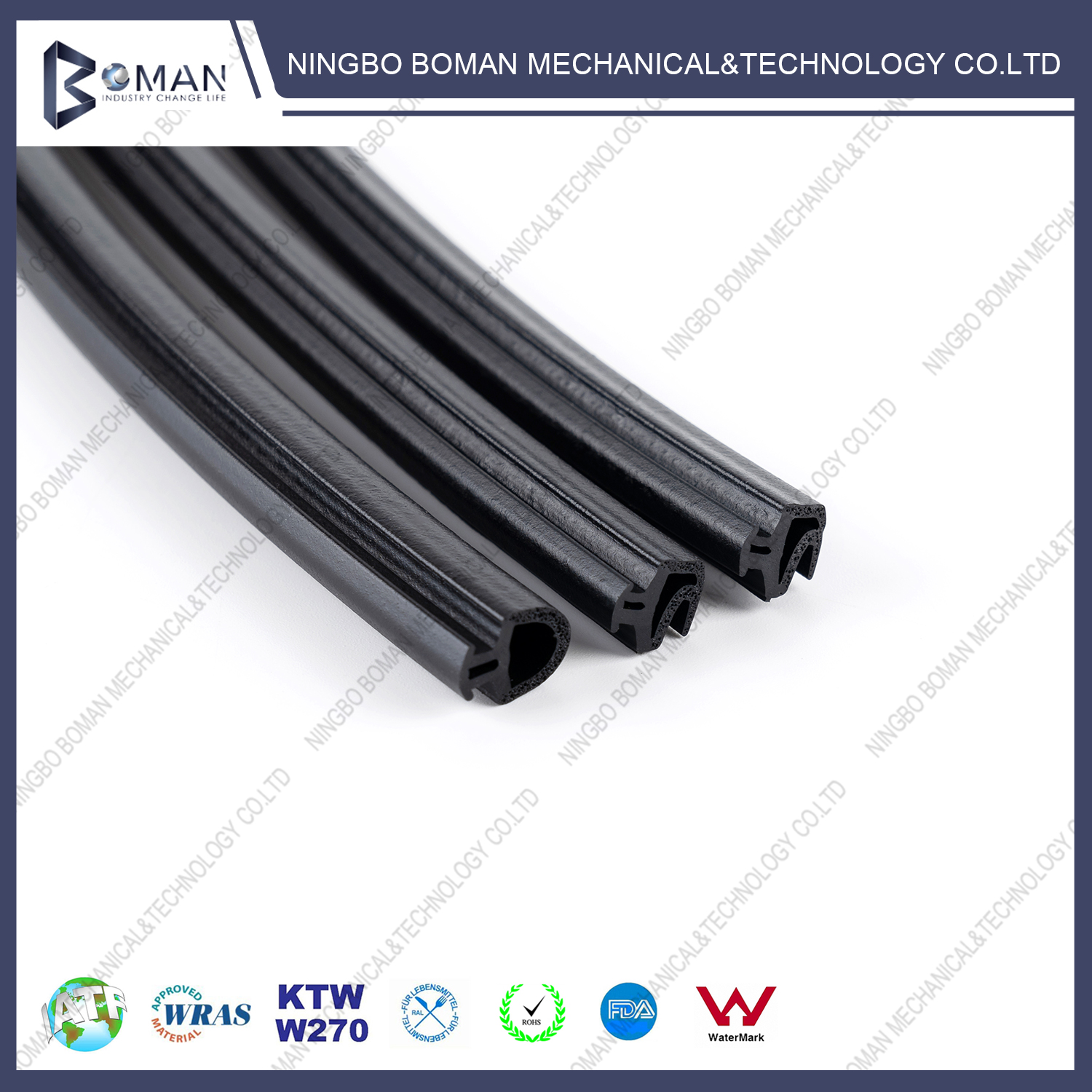 EPDM ゴムストリップ：優れたシーリング性能を備えたウェザーストリップ