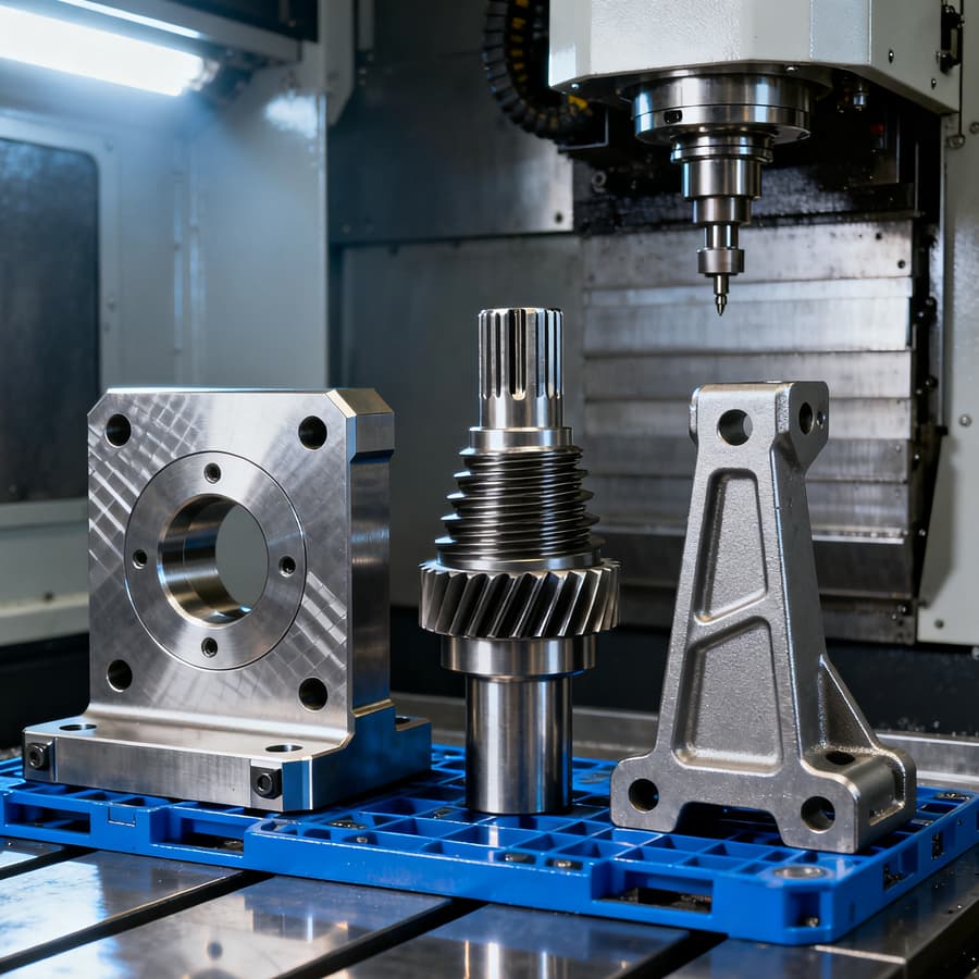 CNC Machining of High-Load Structural Parts and Fixtures - Customized Carbon Steel/Alloy Steels, Such as 4140, 4340, and Q235