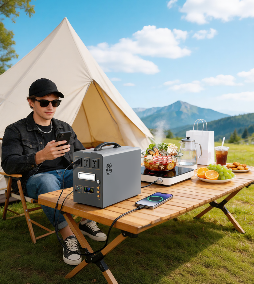 No Power Outdoors No Problem. Mingnuo Portable Power Station Keeps Your Camping Trip Fully Charged (2).png