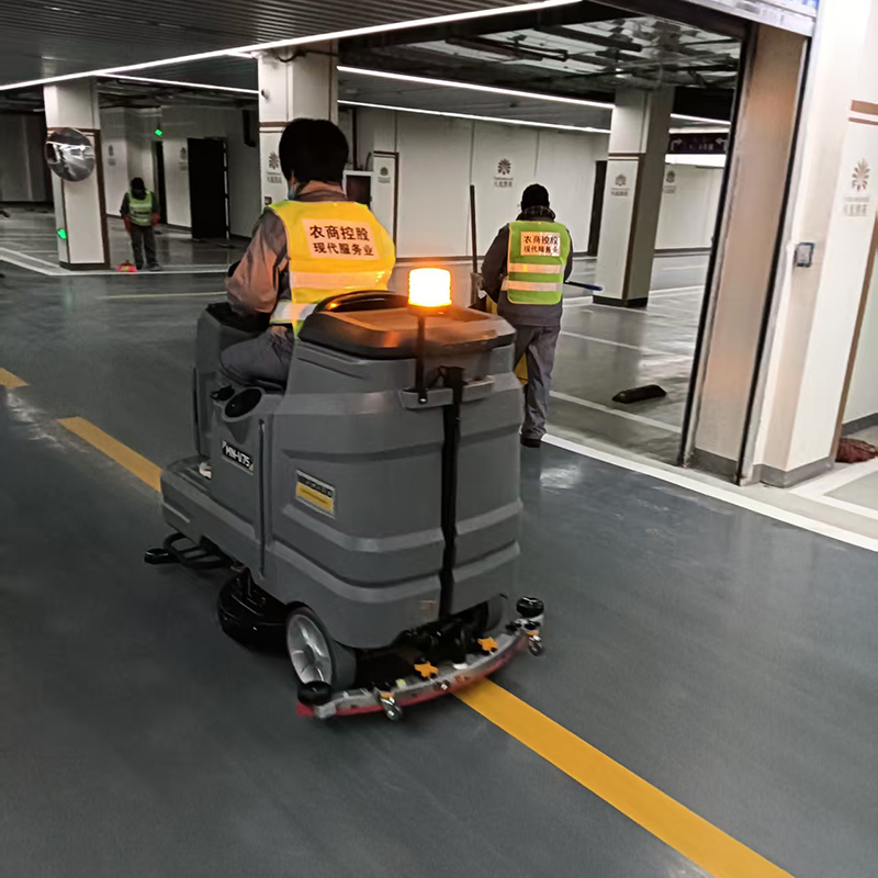 Improve Cleaning Results with a Ride-On Scrubber Machine