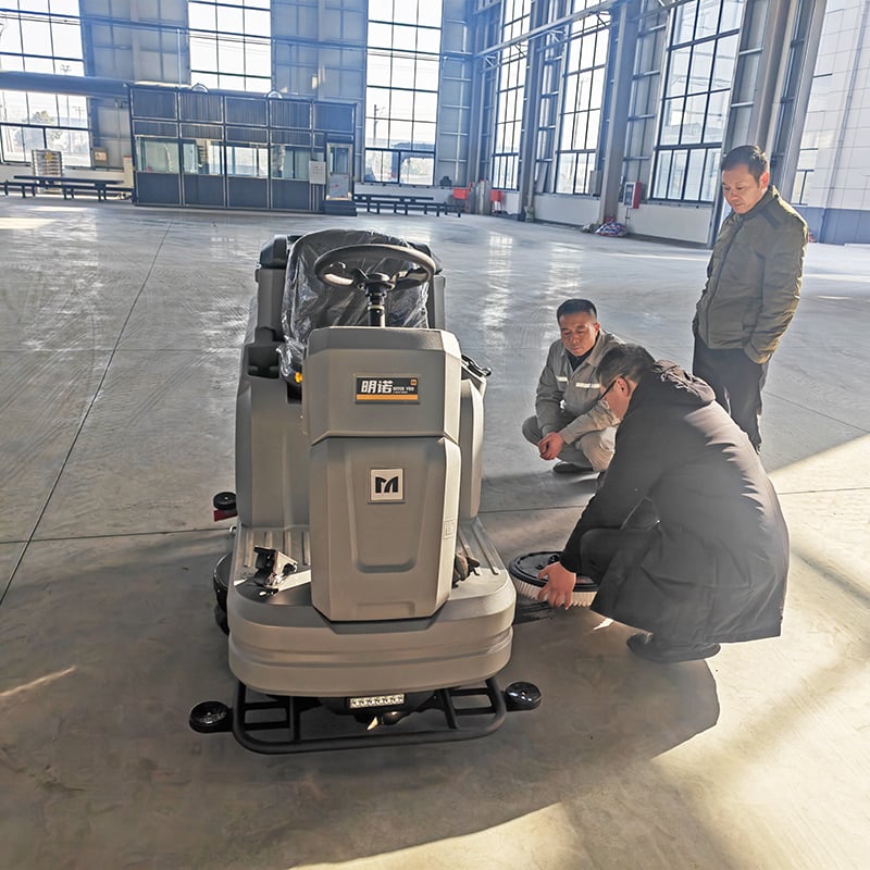 Discover the Magic of an Electric Floor Scrubber.
