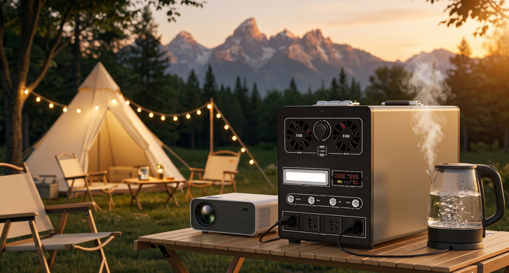 No Power Outdoors No Problem. Mingnuo Portable Power Station Keeps Your Camping Trip Fully Charged (4).png