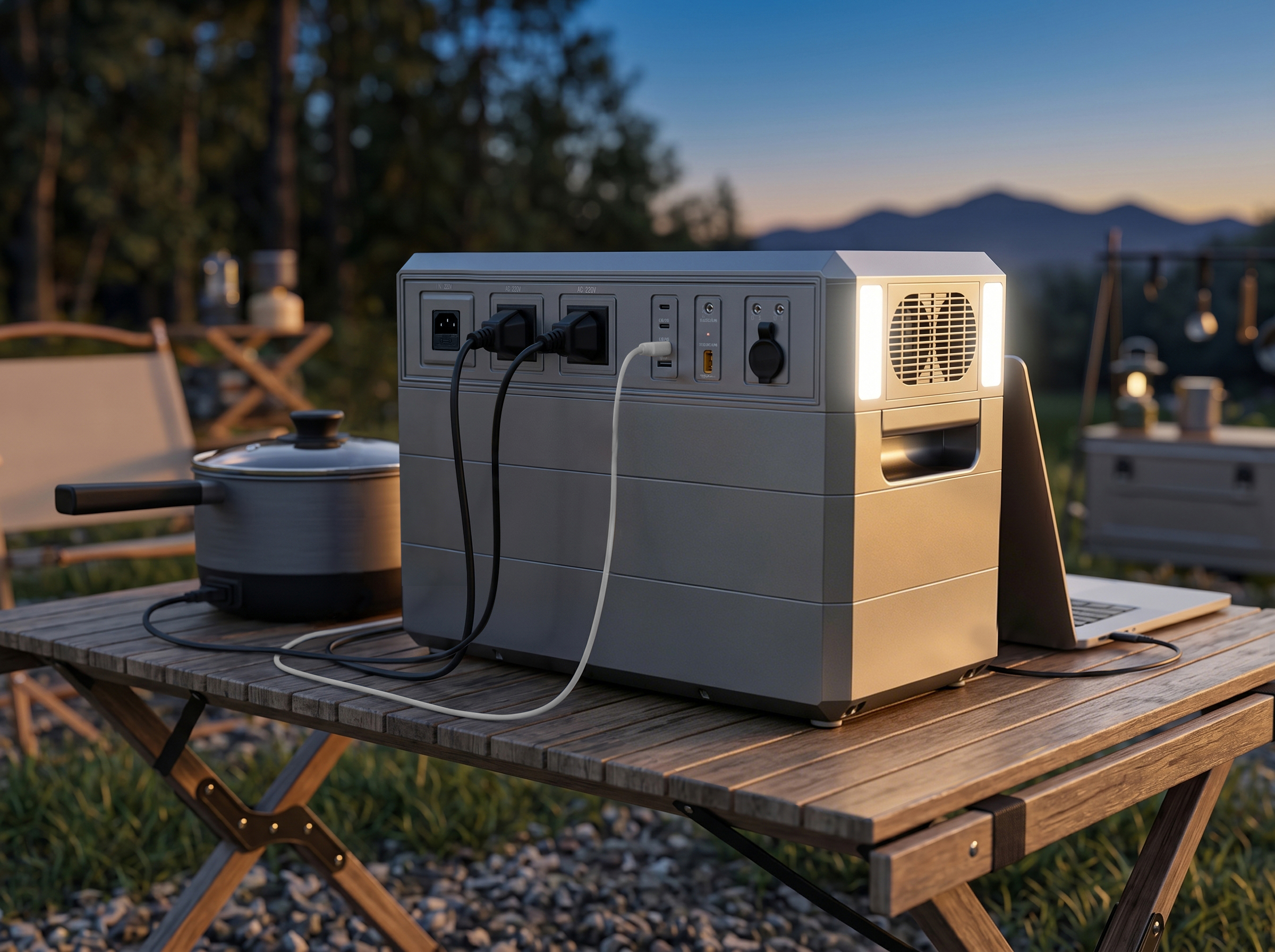 No Power Outdoors No Problem. Mingnuo Portable Power Station Keeps Your Camping Trip Fully Charged (3).png