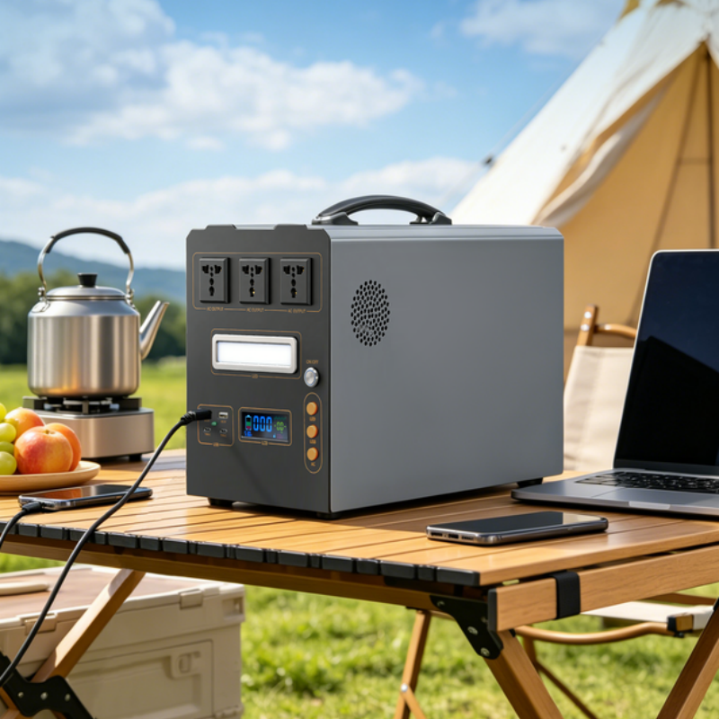 No power outdoors? No problem. Mingnuo portable power station keeps your camping trip fully charged