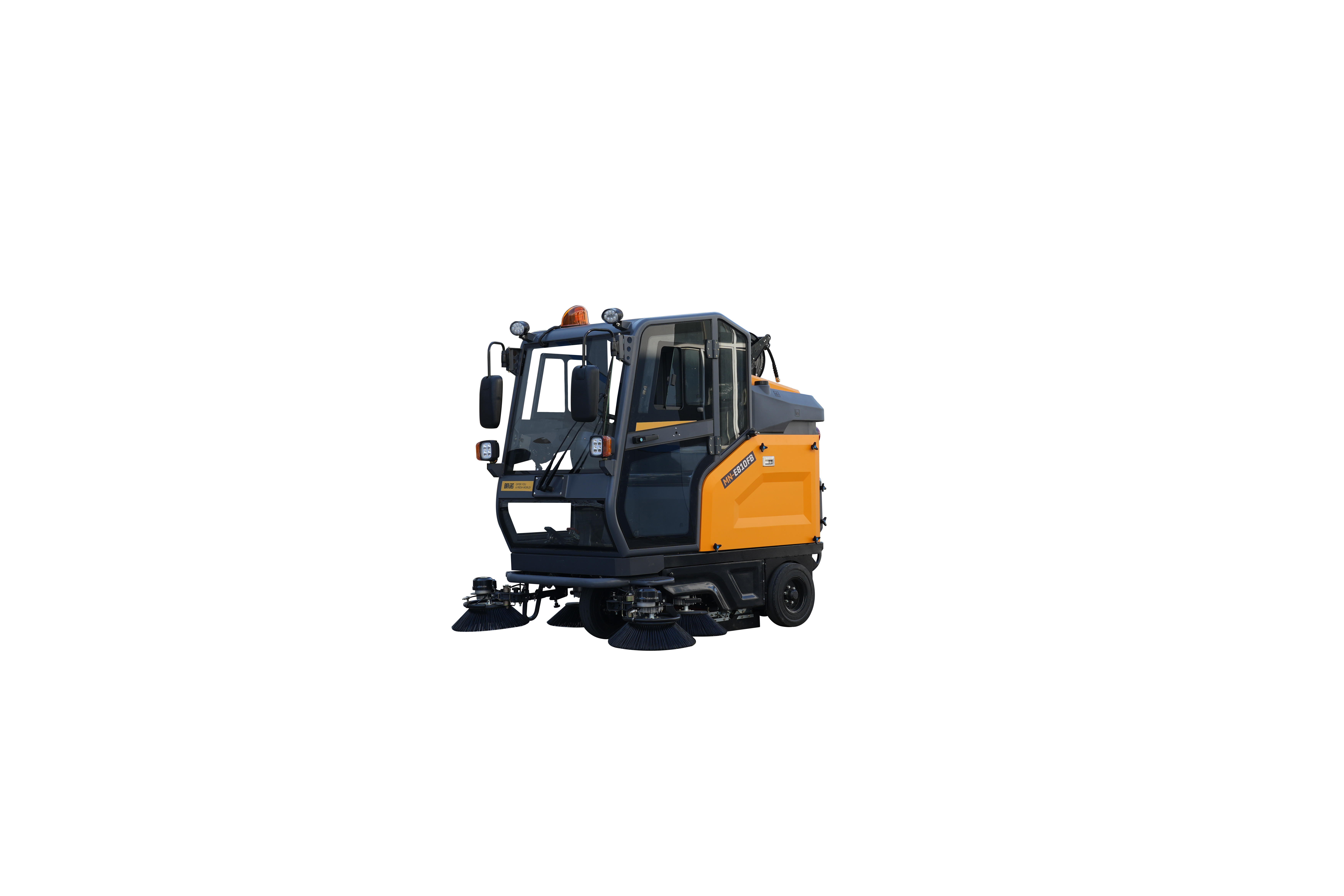 Use a battery sweeper on various floor surfaces for a thorough clean every time.