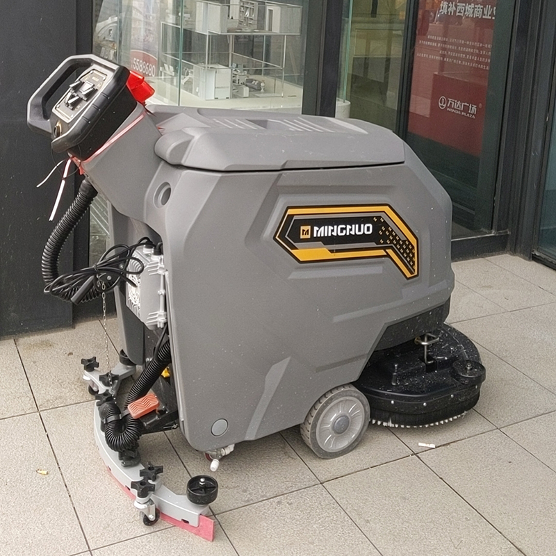 Achieve sparkling clean floors in less time with our machine