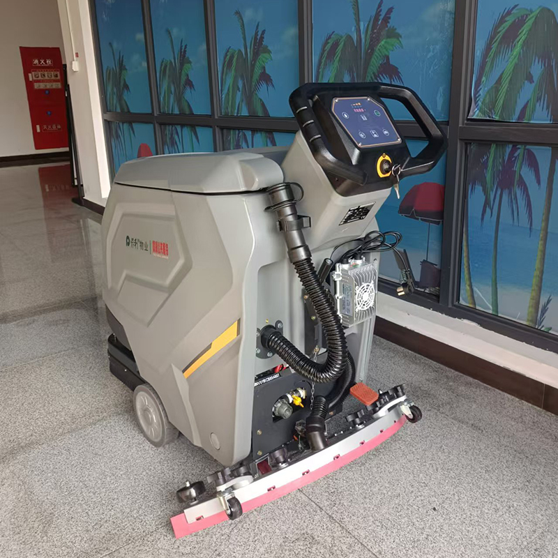 Invest in a walk behind scrubber for a spotless floor every time