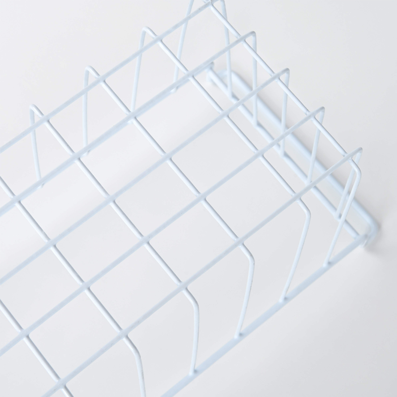 Commercial Manual Stainless Steel Refrigerator Freezer Plastic Coated Wire Mesh Shelf and Durable Basket details