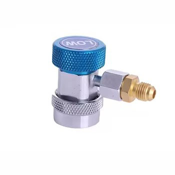 Leak-Proof Quick Couple, Fast Connect Refrigeration Pipe Fitting, High Pressure Resistant Quick Connector for HVAC Copper Pipe Connection
