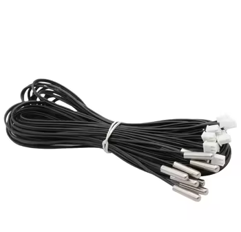 High Sensitive Refrigeration Temperature Sensor, Fast Response NTC Thermistor Probe, Waterproof Durable Temperature Detector for HVAC Air Conditioner Refrigeration Unit