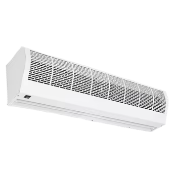 Low Noise Cross Flow Air Curtain, Energy Saving Uniform Air Barrier Machine with Remote Control, PTC Heating Optional for Commercial Shopping Mall Restaurant Office Door