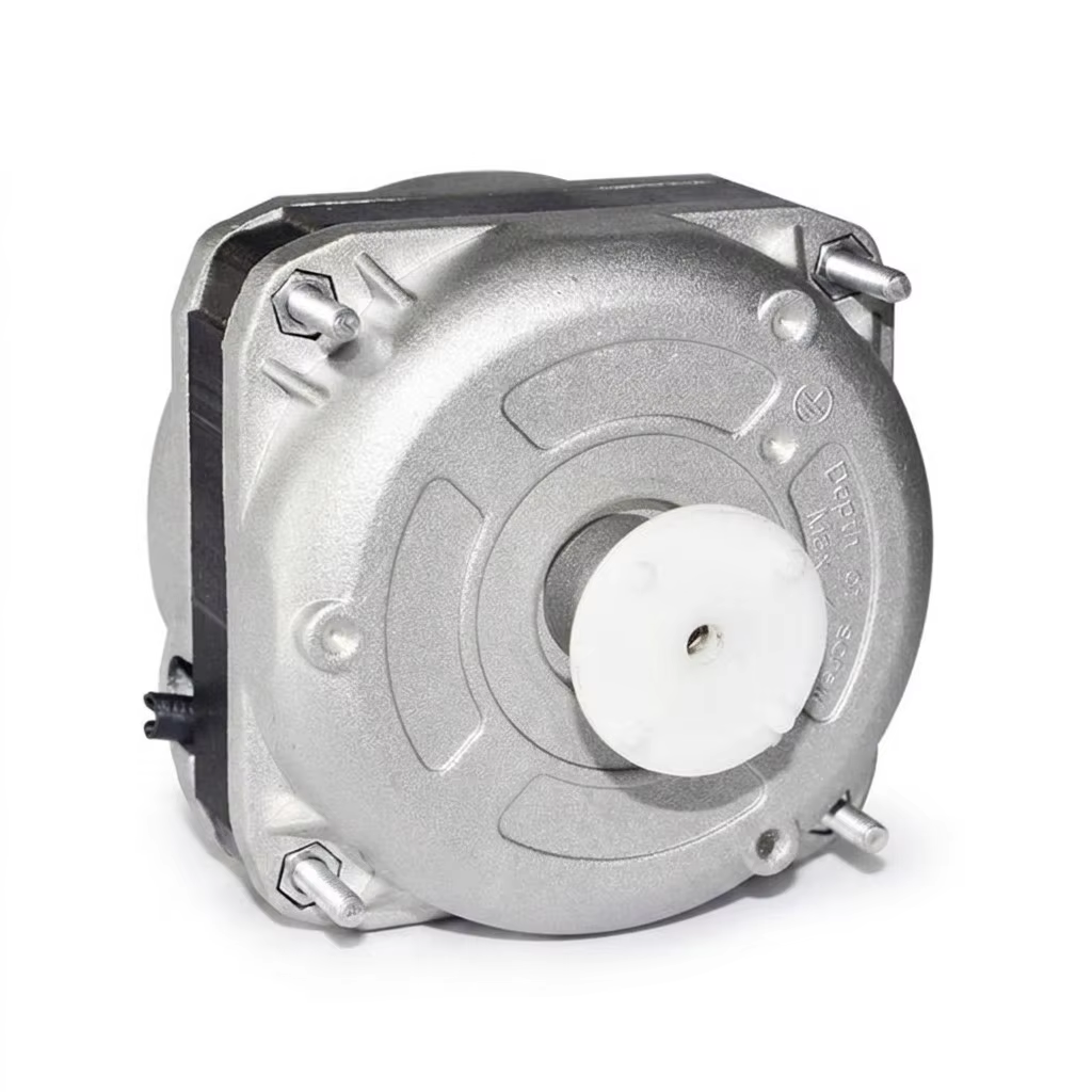 Compact Single-Phase Shaded-Pole Induction Motor — Die-Cast Aluminum Housing, Maintenance-Free Design for Refrigerator Evaporator Fans, Microwave Ovens, and Ventilation Equipment