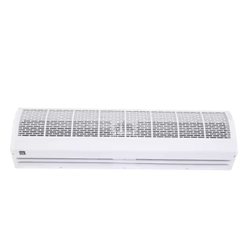 Low Noise Cross Flow Air Curtain, Energy Saving Uniform Air Barrier Machine with Remote Control, PTC Heating Optional for Commercial Shopping Mall Restaurant Office Door