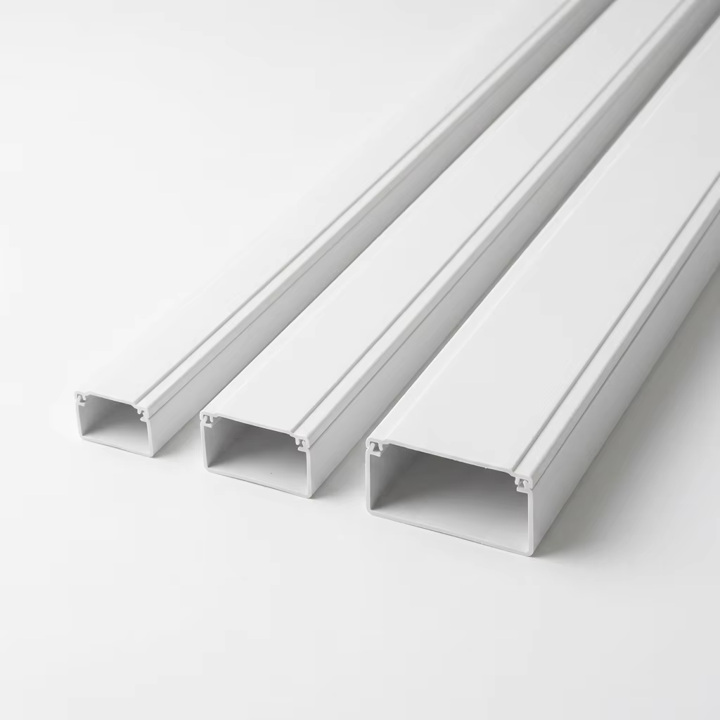 PVC AC Trunking Duct System | UV-Resistant | Conceal Copper Pipes, Drain Hose & Cables Neatly