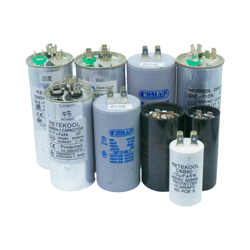 CBB65 Refrigeration Capacitor 450V AC 50/60Hz Waterproof Motor Run Capacitor for Refrigerator Freezer Air Conditioner Compressor
