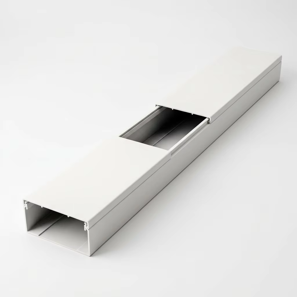 PVC AC Trunking Duct System | UV-Resistant | Conceal Copper Pipes, Drain Hose & Cables Neatly