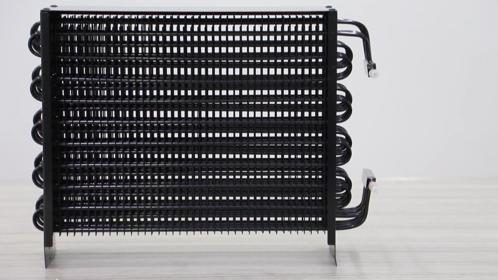 Wire tube condenser