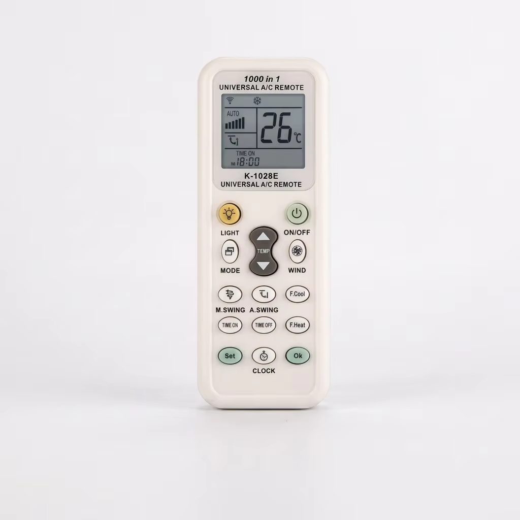 1000-in-1 Universal AC Remote Control | LCD Display | Auto Code Search | Compatible with All Major Brands | Timer & Fast Cool/Heat