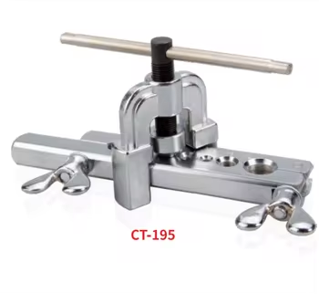 High Precision Flaring Tools, Heavy Duty Anti-Slip Pipe Flaring Tool, Durable Refrigeration Pipe Flaring Kit for HVAC and Refrigeration System Repair