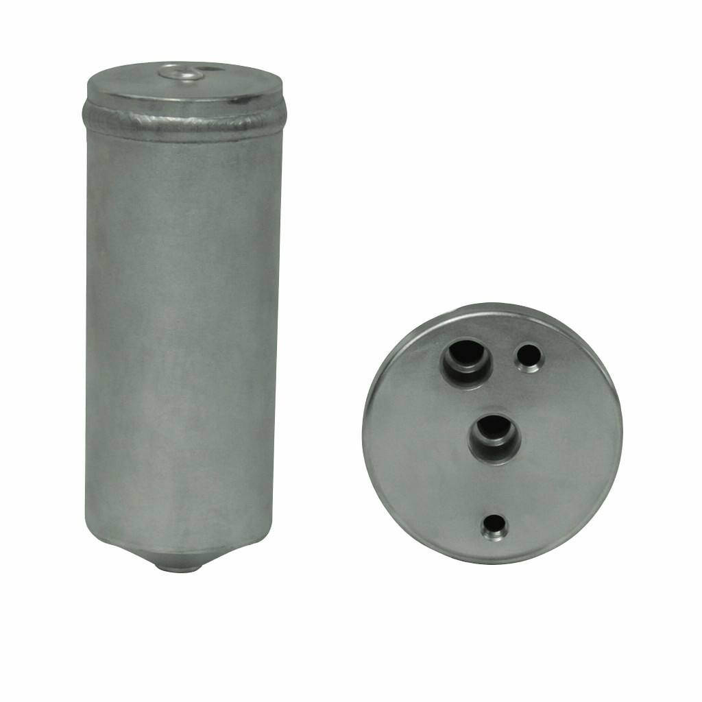 Multi-Spec Automotive AC Filter Drier Receiver Drier, Aluminum Refrigerant Filter Dryer with Various Thread Port Sizes, Leakproof Moisture Absorption Accumulator for Car, Truck, Excavator & Construction Machinery HVAC System, Compatible R134a R1234yf Refr