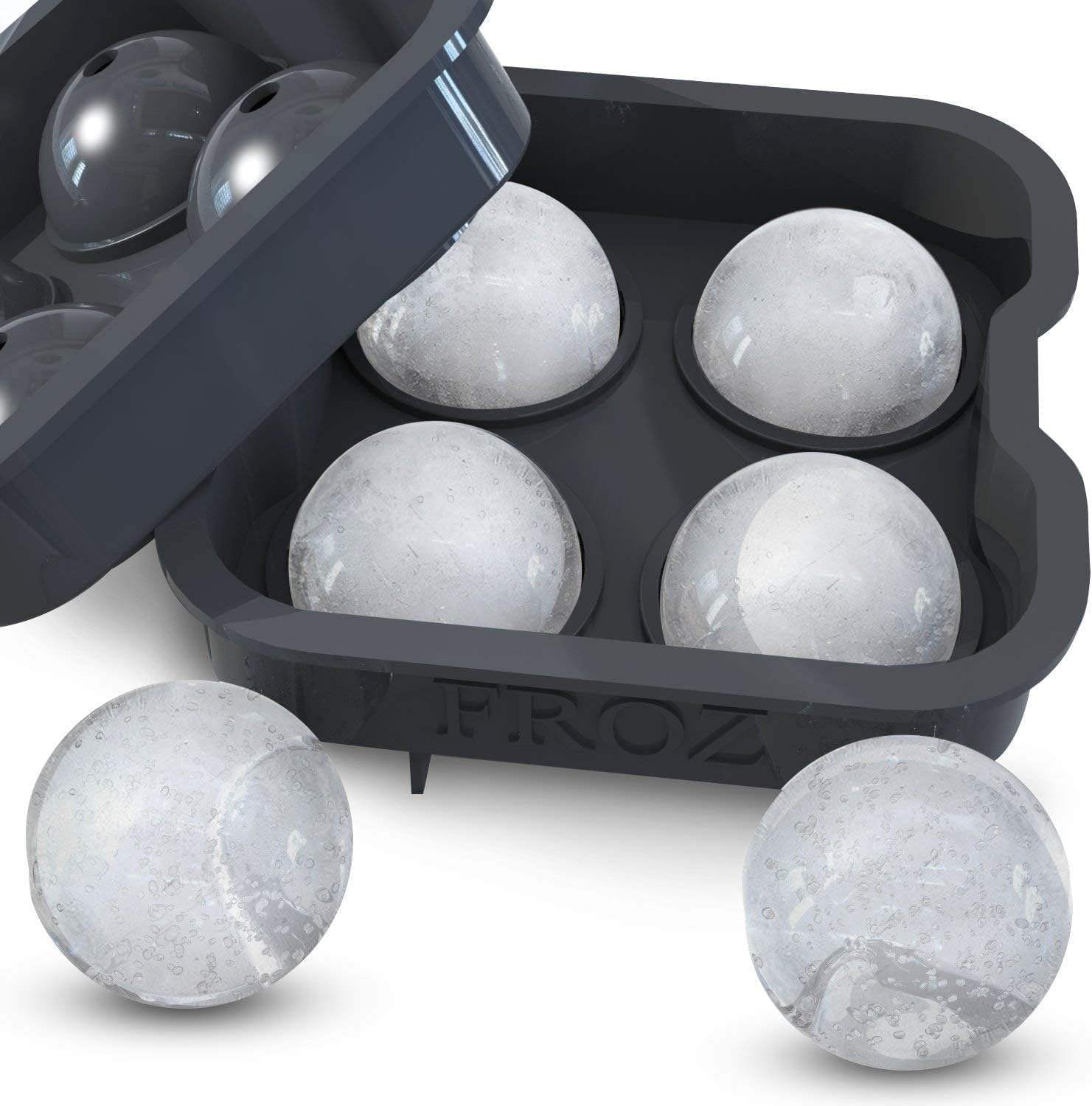 Qualidade e versatilidade incomparáveis das bandejas de gelo em forma de esfera de silicone