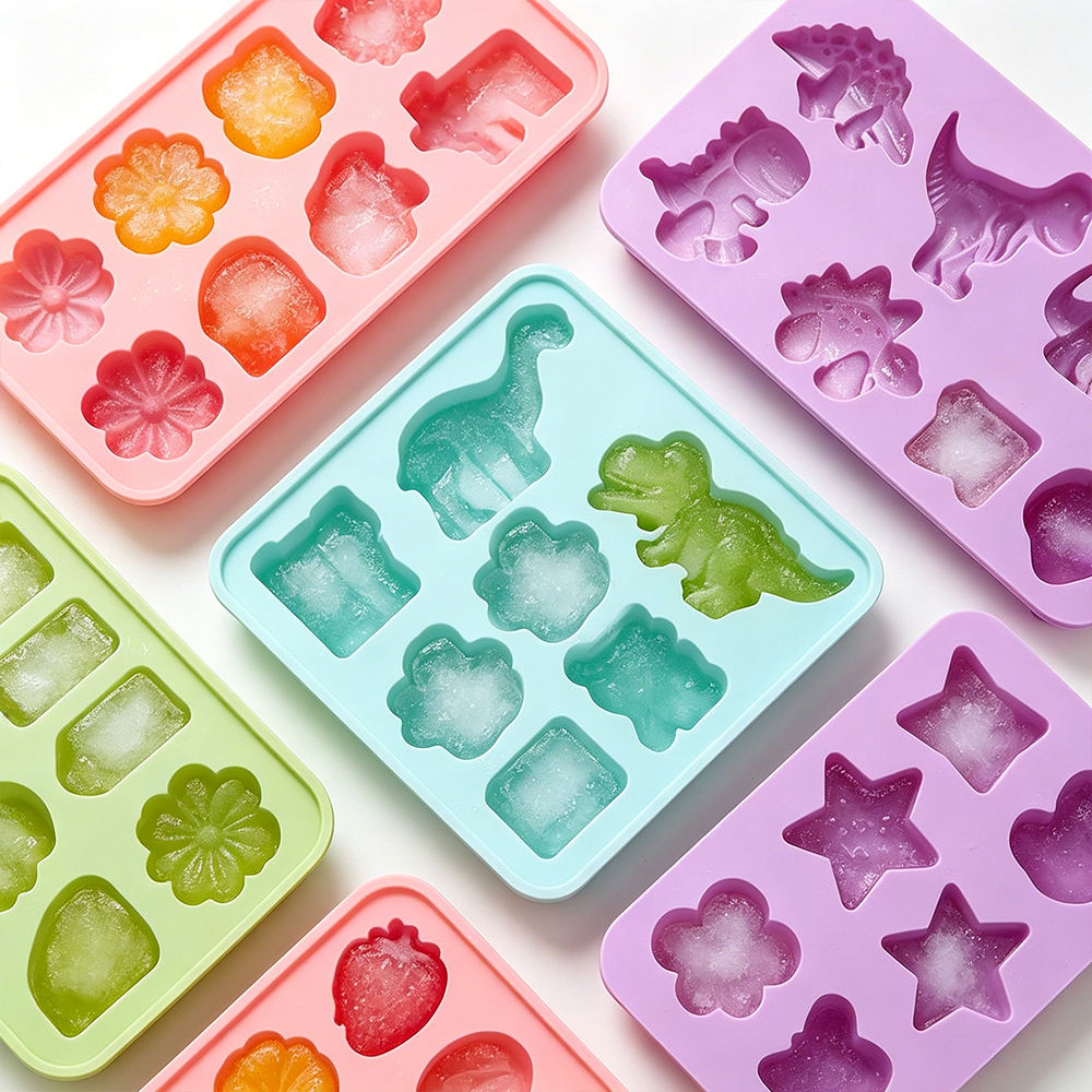 Eleve a sua experiência com bebidas com moldagem personalizada de formas de gelo em silicone