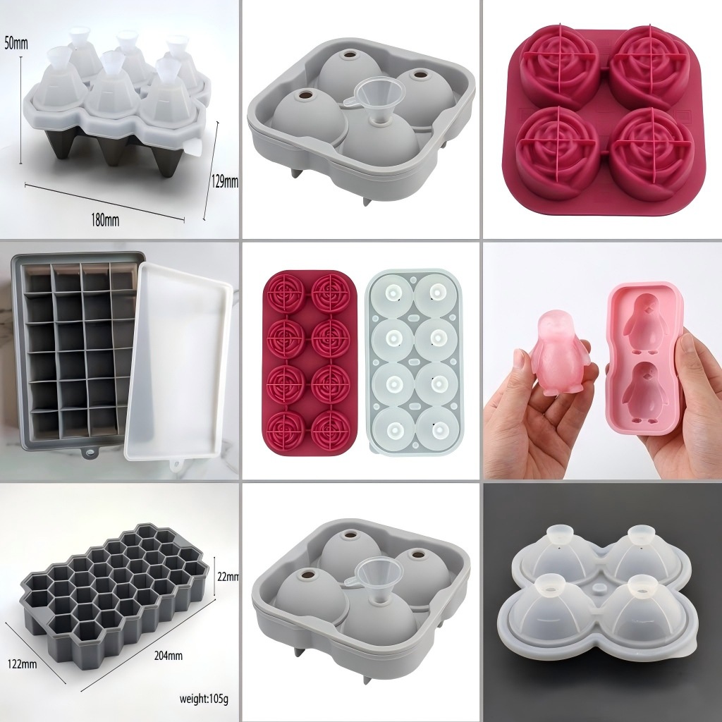Benefícios Inigualáveis de Moldes Personalizados de Gelo em Silicone