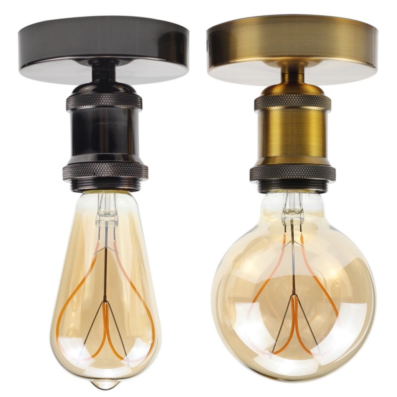 Vintage E27 Screw-Base Ceiling and Wall Sconce Light Socket