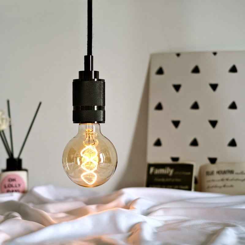 Retro G80 Double-Helix Bulb Dimmable LED Flexible Filament Decorative Lighting