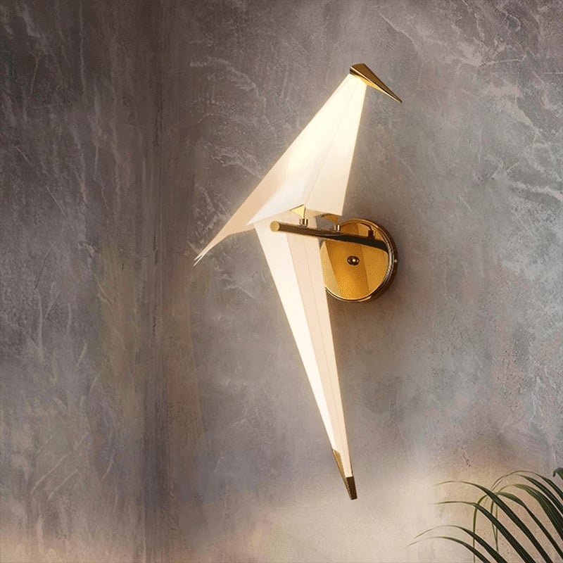 Thousand Paper Creative Art Nordic Living Room Dining Room Staircase Bedroom Bedside Wall Lamp