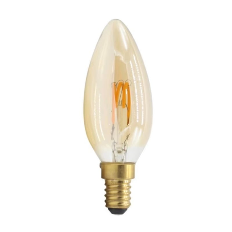 C35 Clear Soft Filament LED Bulb for Indoor Outdoor Decor Lighting