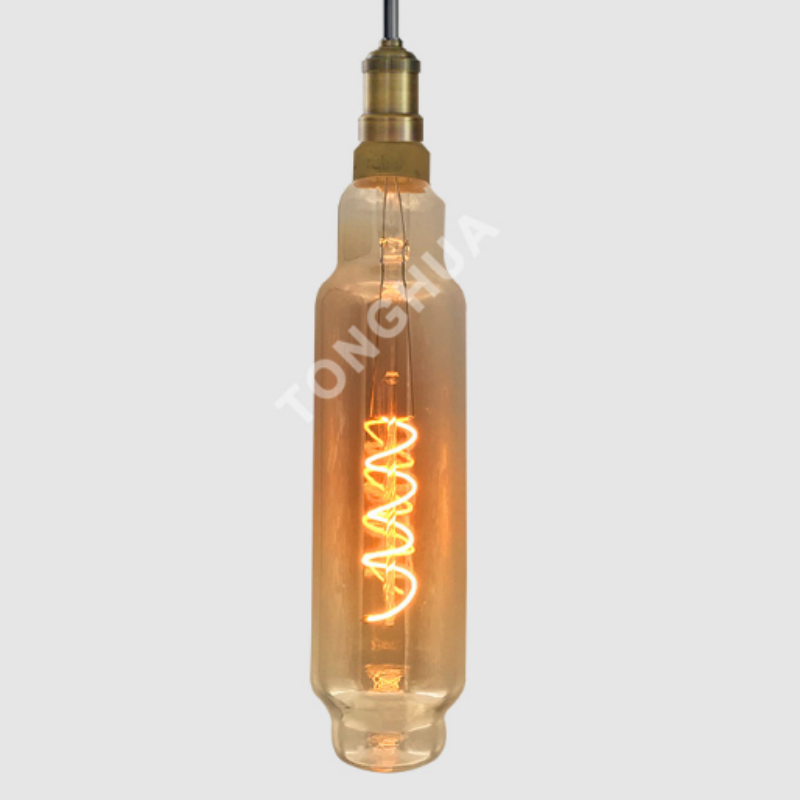 T75 Big Size LED Bulb for Indoor Decor Lighting Amber Color